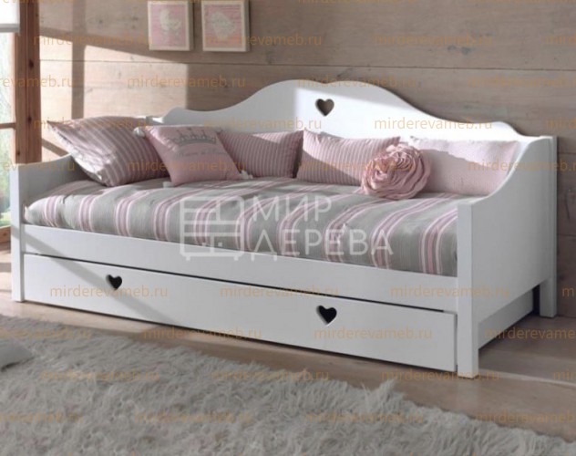 Кровать-диван  Дюймовочка из массива 