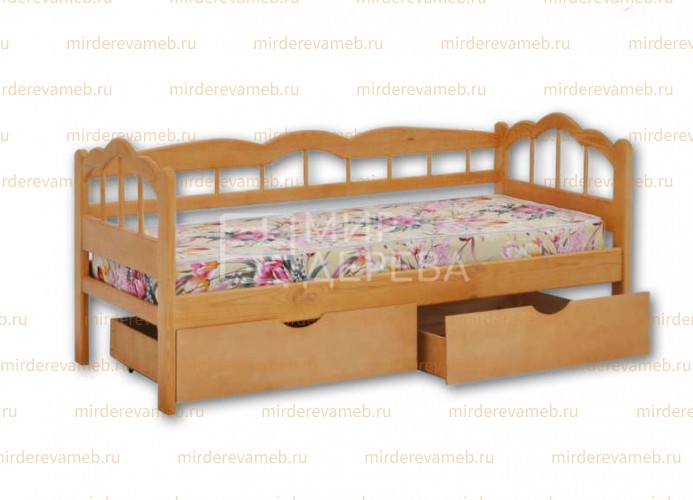 Кровать Эстэль из массива