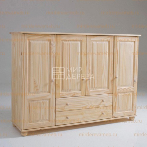 Шкаф Муромец модель№3 из массива Ш-200см,В-180см,Г-50см