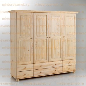 Шкаф Муромец модель№4 из массива Ш-180см,В-190см,Г-60см