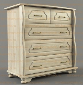 Комод Грация 5 ящиков из массива Ш-90см,В-95см,Г-45см