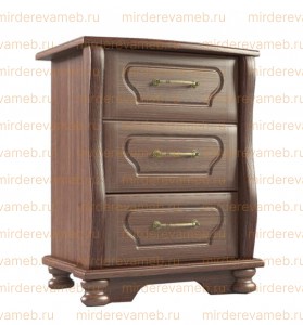Тумба Грация 3 ящика из массива Ш-45см,В-58см,Г-32см
