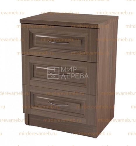 Тумба Стиль 3 ящика из массива Ш-45см,В-58см,Г-30см
