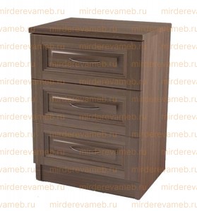 Тумба Стиль 3 ящика из массива Ш-45см,В-58см,Г-30см