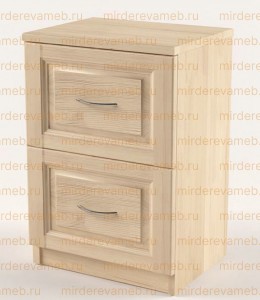 Тумба Стиль 2 ящика из массива Ш-45см,В-56см,Г-30см