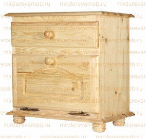 Тумба Лотос из массива Ш-50см,В-58см,Г-35см