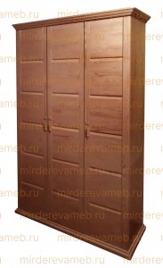 Шкаф Бали 1-3 из массива Ш-150см, В-210см,Г-60см