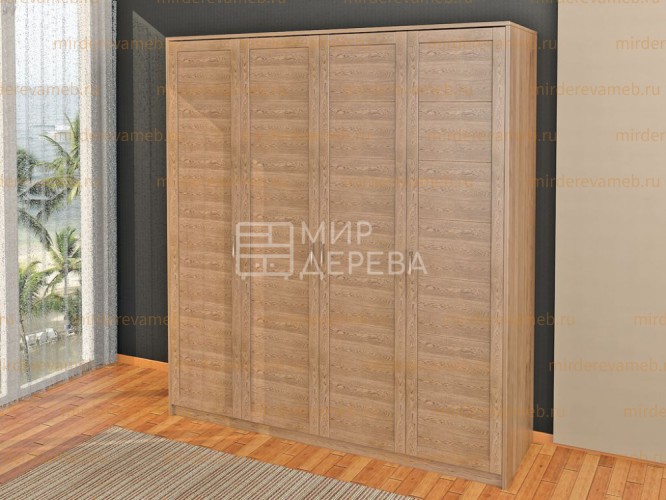 Шкаф Веста №4 из массива дерева Ш-200см,В-210см,Г-60см