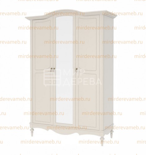 Шкаф Амелия трехстворчатый с зеркалом Ш-156см,В-230см,Г-63см