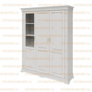 Книжный шкаф Верди - 326 из массива дерева Ш-160см,В-200см,Г-45см
