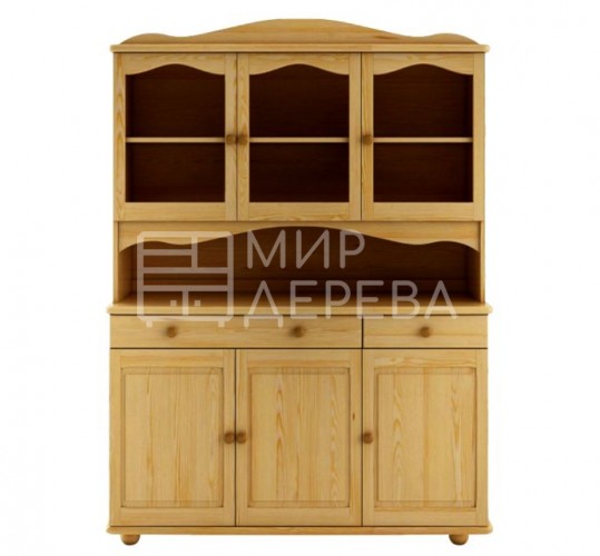 Буфет Витязь модель№3 из массива Ш-150см,В-190см,Г-50см