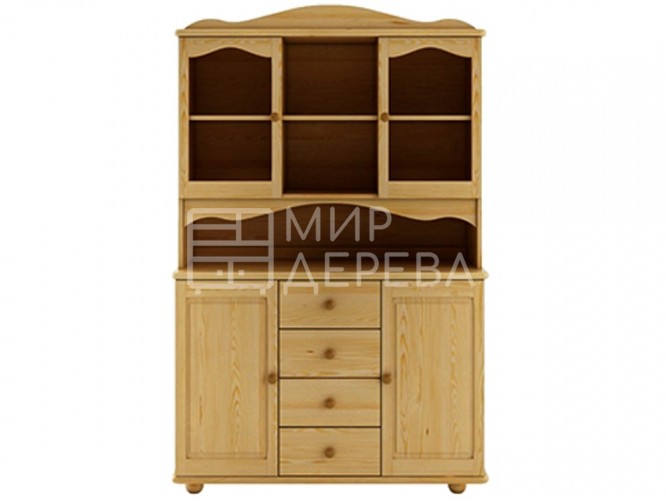 Буфет Витязь модель№4 из массива Ш-130см,В-190см,Г-50см
