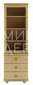 Книжный шкаф Витязь модель№11 Ш-60см,В-190см,Г-40см