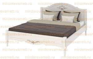 Кровать Амелия модель №2 с резьбой 