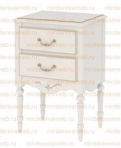 Тумба Амелия 2 ящика с резьбой Ш-50см,В-75см,Г-45см