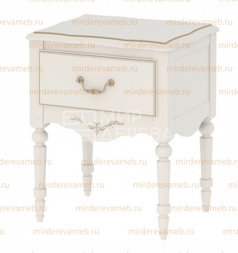 Тумба Амелия мини 1 ящик с резьбой Ш-50см,В-60см,Г-45см