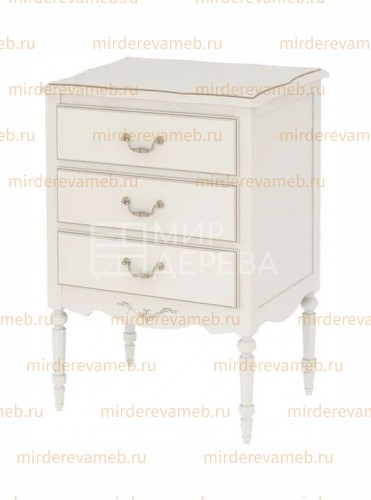 Комод малый Амелия 3 ящика модель№ 2 с резьбой Ш-65см,В-90см,Г-50см