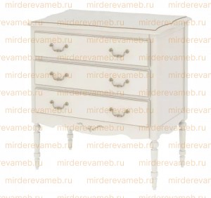 Комод малый Амелия 3 ящика с резьбой Ш-90см,В-90см,Г-50см