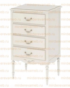 Комод Амелия 4 ящика с резьбой Ш-65см,В-110см,Г-50см