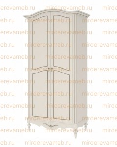 Шкаф Амелия двухстворчатый с резьбой Ш-106см,В-230см,Г-63см