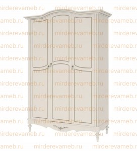 Шкаф Амелия трехстворчатый с резьбой Ш-156см,В-230см,Г-63см