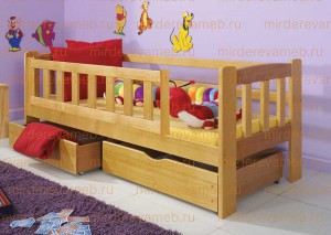 Кровать детская №3 из массива