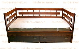 Кровать Сакура 3 спинки из массива
