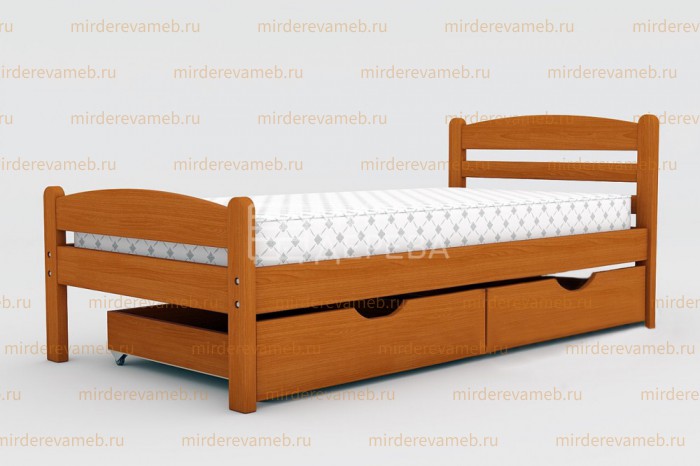 Кровать Кай из массива