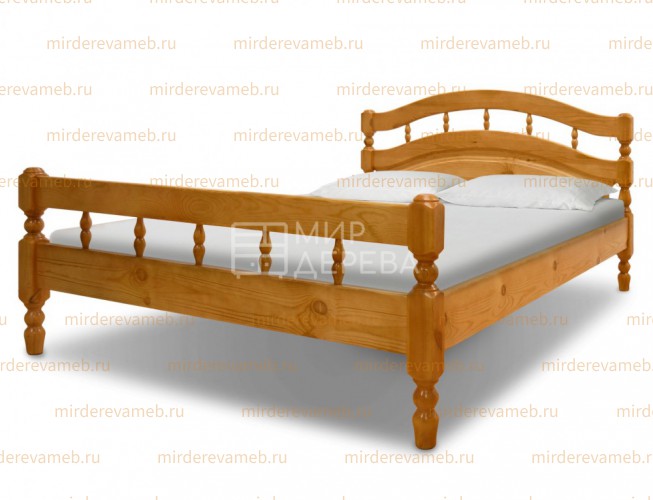 Кровать Джулия из массива
