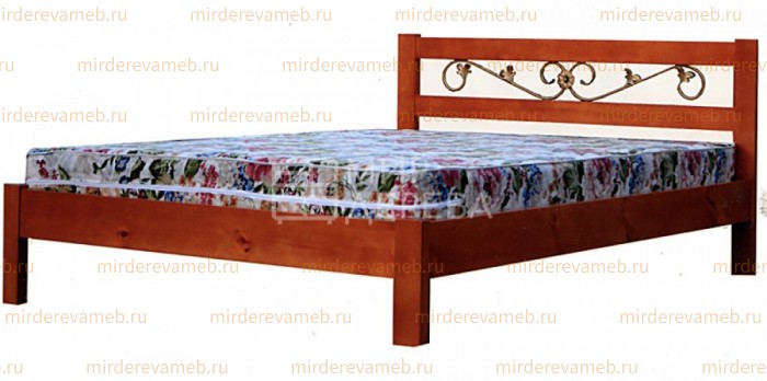 Кровать Рио из массива дерева