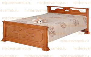 Кровать Ирида из массива дерева