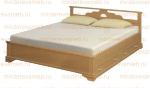 Кровать Ирида модель№2 из массива дерева