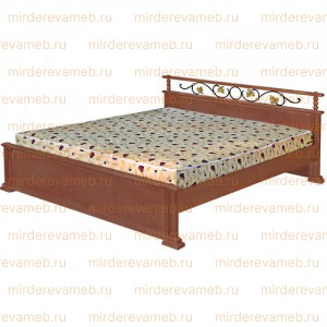 Кровать Ева из массива