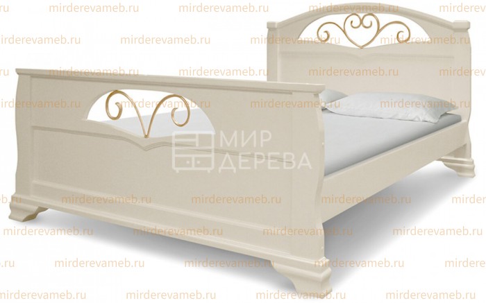 Кровать Эврос из массива