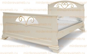 Кровать Эврос из массива
