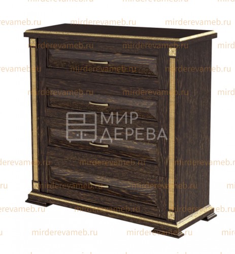 Комод Юджин Люкс из массива Ш-90см,В-100см,Г-45см