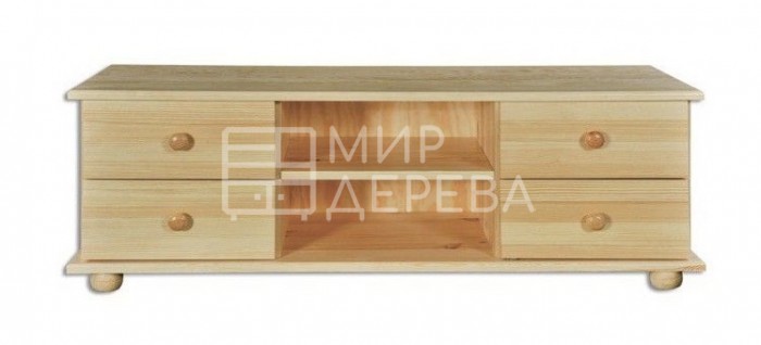 ТВ тумба Витязь 121 из массива Ш-140см,В-50см,Г-45см