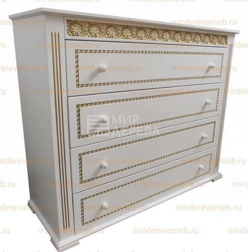 Комод Севилия МДФ+Бук Ш-120см,В-100см,Г-45см