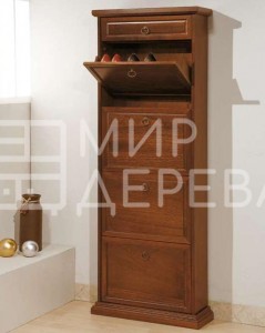 Обувница из массива - 118 Ш-60см,В-150см,Г-40см