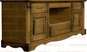 ТВ тумба Бланш из массива Ш-160см,В-60см,Г-45см