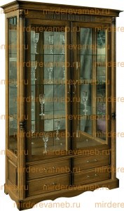 Шкаф - Сервант Бланш модель №2 из массива Ш-120см,В-200см,Г-50см