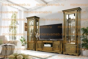 Гостиная Бланш из массива Ш-300см,В-200/60см,Г-50/45см