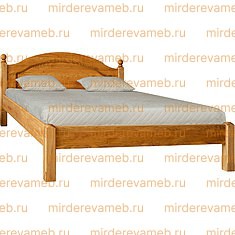 Кровать - тахта Лотос из массива дерева