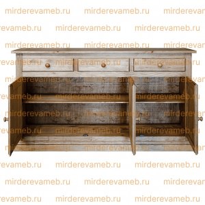 Комод Лотос модель №4 из массива Ш-150см,В-90см,Г-45см