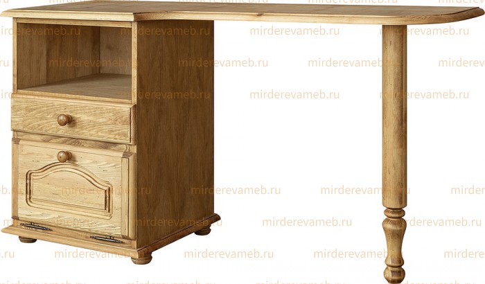 Письменный стол Лотос - 3 из массива Ш-120см,В-75см,Г-60см