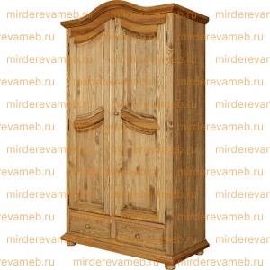 Шкаф Лотос модель №1 из массива Ш-120см,В-220см,Г-60см