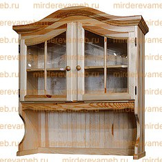 Витрина Лотос модель №1 из массива Ш-100см,В-110см,Г-35см