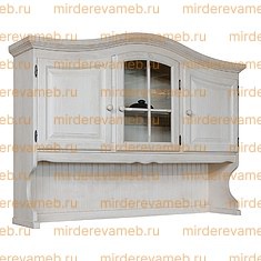 Витрина Лотос модель №2 из массива Ш-150см,В-110см,Г-35см