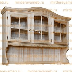 Витрина Лотос модель №3 из массива Ш-150см,В-110см,Г-35см