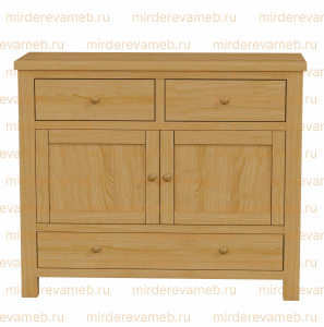 Комод Фабриано - 151 из массива Ш-120см,В-100см,Г-45см